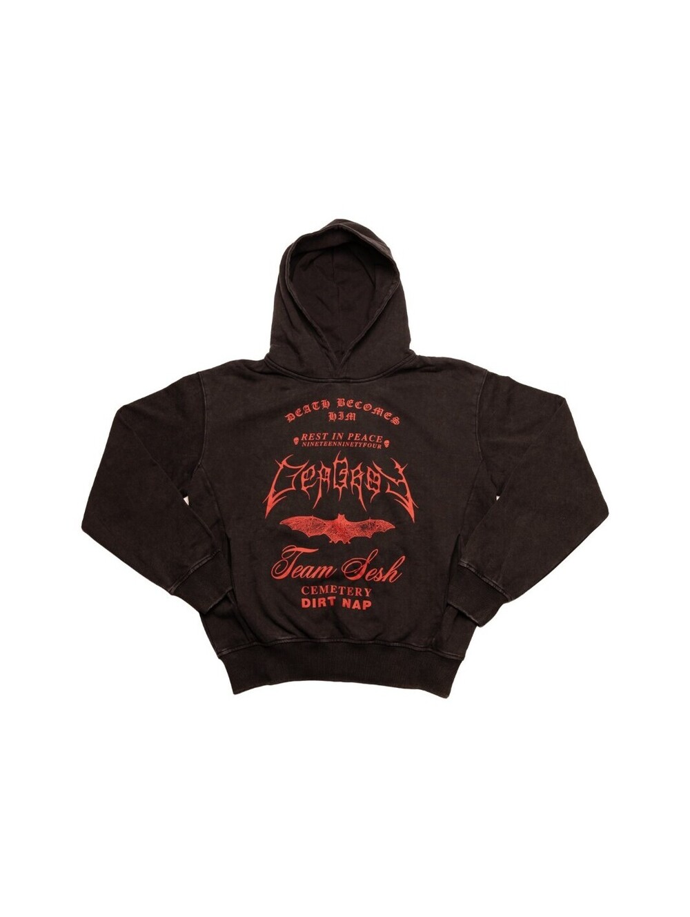 2XL - DeathBecomesHim Hoodie Team Sesh